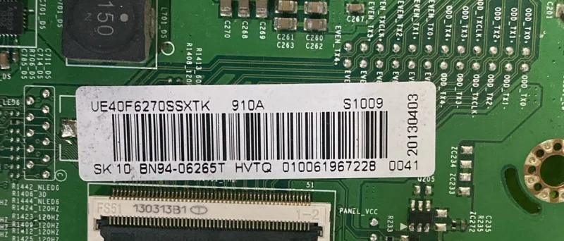 BN41-01958A, BN94-06265T SAMSUNG UE40F6270 MAİNBOARD ANAKART