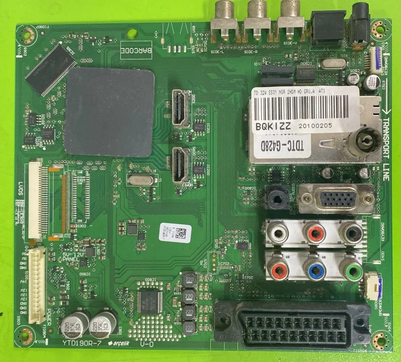 YTD190R-7, BQKIZZ  Arçelik 32' MainBoard Anakart