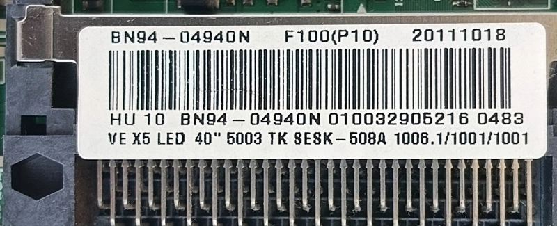 BN41-01702, BN94-04940N SAMSUNG UE40D5003BW MAİNBOARD ANAKART