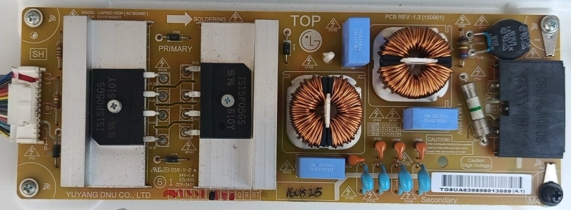 LGP55C-150P, EAY63989801 LG 55EG910V AC BOARD