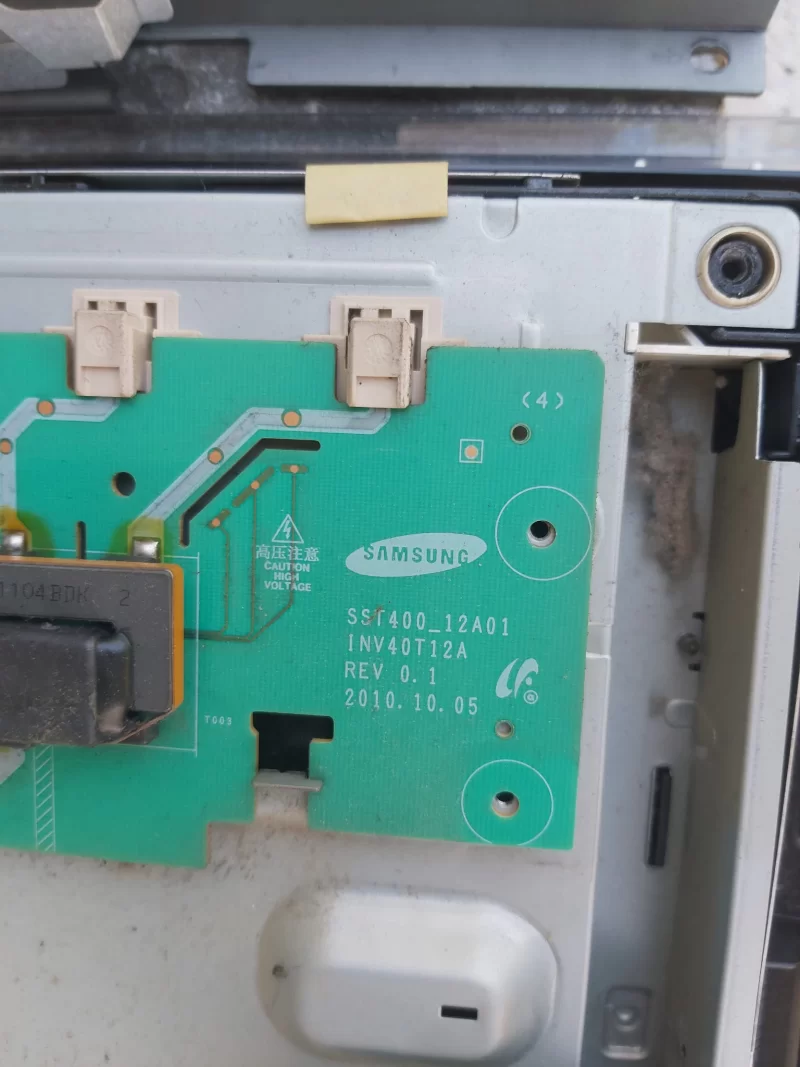 Samsung Le40d55k1wxtk, Sst400_12a01,İnv40t12a Inverter Board