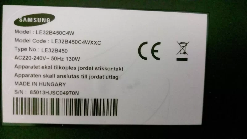 Bn96-07766k, Samsung Le32b450 Lvds Kablosu