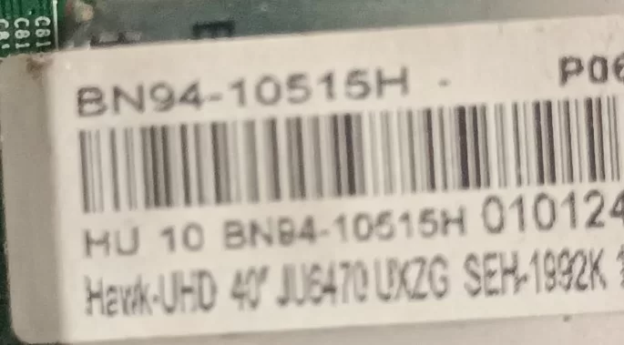 Bn41-02344d, Bn94-10515h, Samsung Ue40ju6470 Anakart, Mainboard
