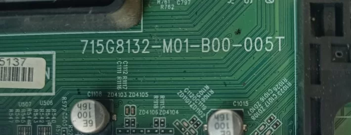 715G8132-M01-B00-005T, PHİLİPS 43PUS6101/12 Main Board, Anakart
