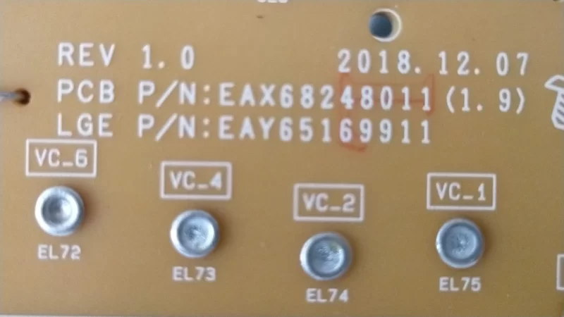 EAx68248011, LG 55SM8000PLA Power Board Besleme