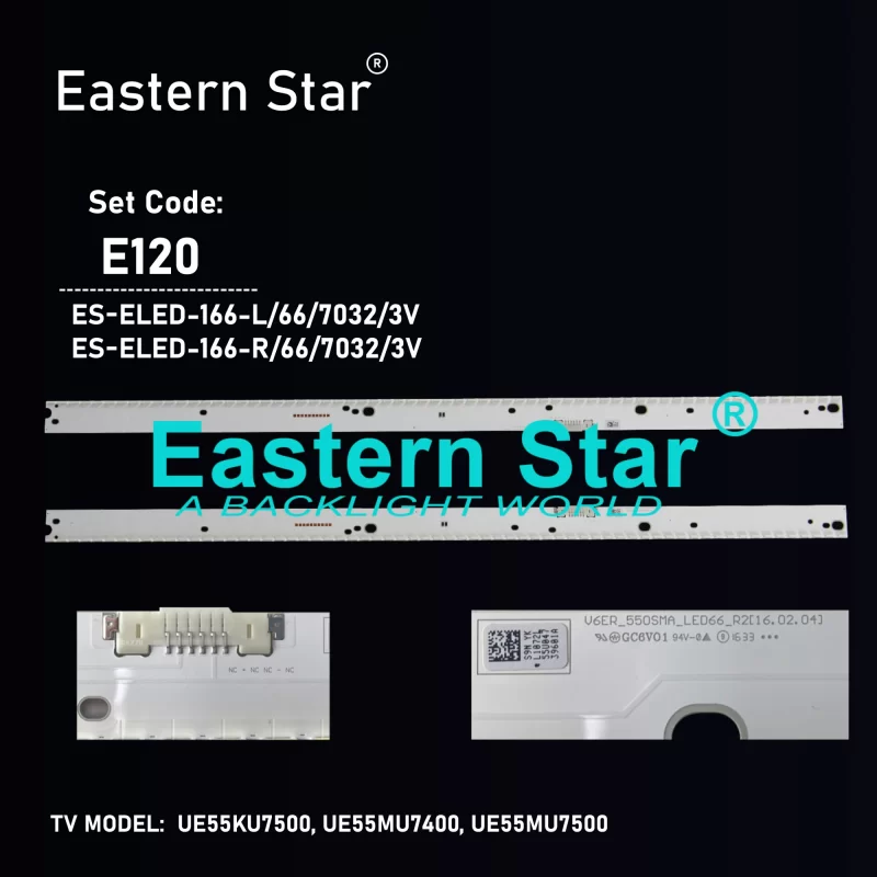 Samsung UE55KU7500U, UE55MU7400U,  UE55MU7500U Led Bar