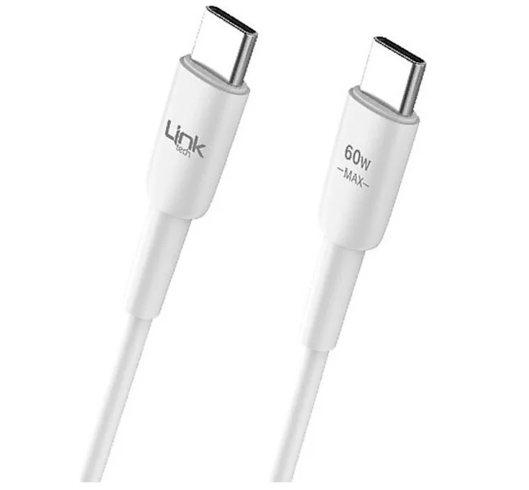 Linktech K604 Safe Fast 3A USB/C PD 1M 60W Şarj Kablosu