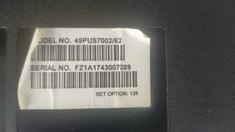715g8672-P02-000-002h, Phılıps 49pus7002 Power Board, Besleme
