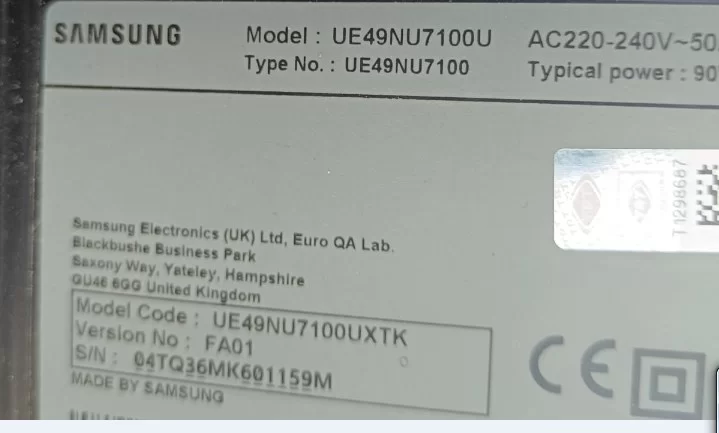 Bn94-13183a, Bn41-02635a, Samsung Ue49nu7100u Mainboard, Anakart