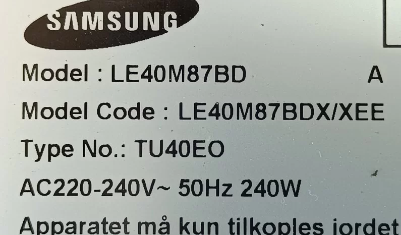 Bn44-00167a, Samsung Le40m87bd Power, Besleme