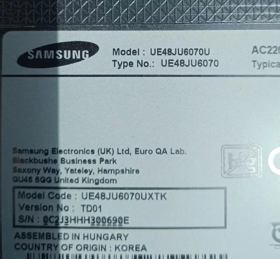 Bn96-35346d, Samsung Ue48ju6070u Kumanda Gözü İr