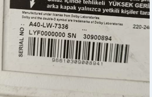 VXP190R-4, Lyg4zz,  Arçelik A40-Lw-7336 Main Board Anakart
