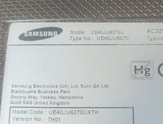 Bn41-02354a, Samsung Ue40ju6070 T-Con- Board