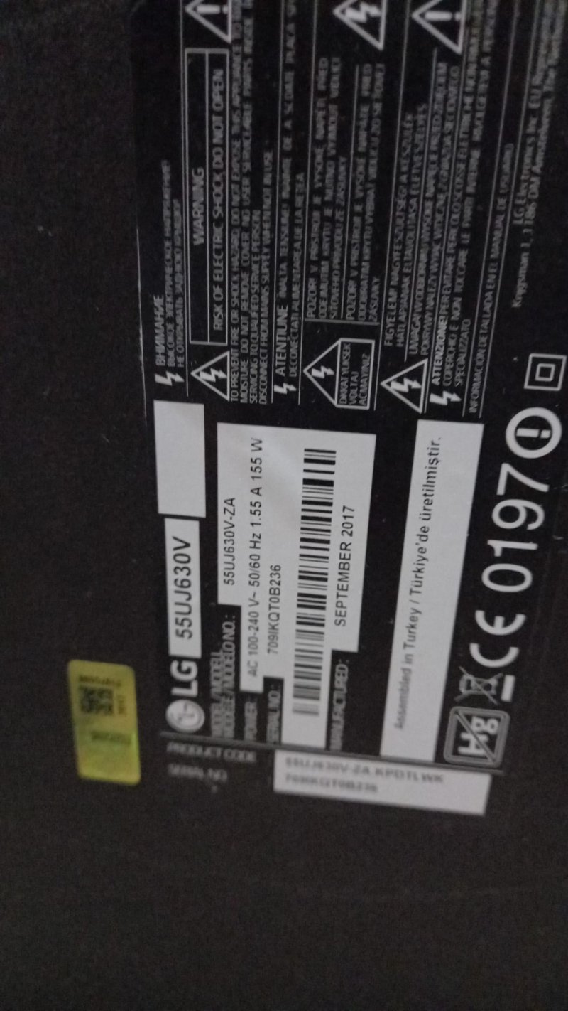 lg 55uj650v  Ead64028603 Ead64028604 LVDS  kablosu