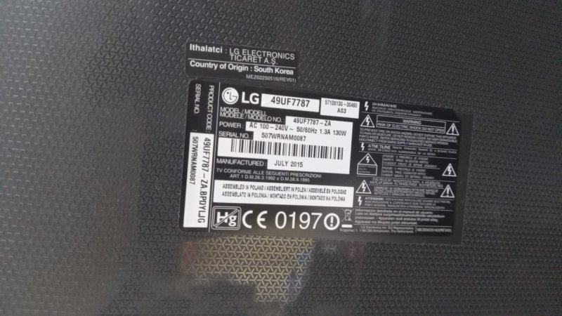 lg 49uf7787 HOPARLÖR  EAB63650601 .EAB63650602