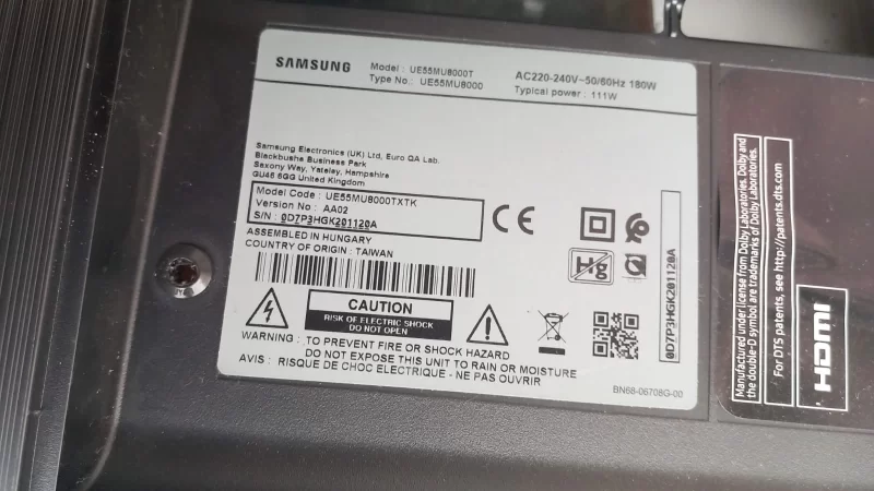 A39802c, Bn41-02515A, Samsung Ue55mu8000t, Un55mu7500,Un55mu700d Ir Sensörü