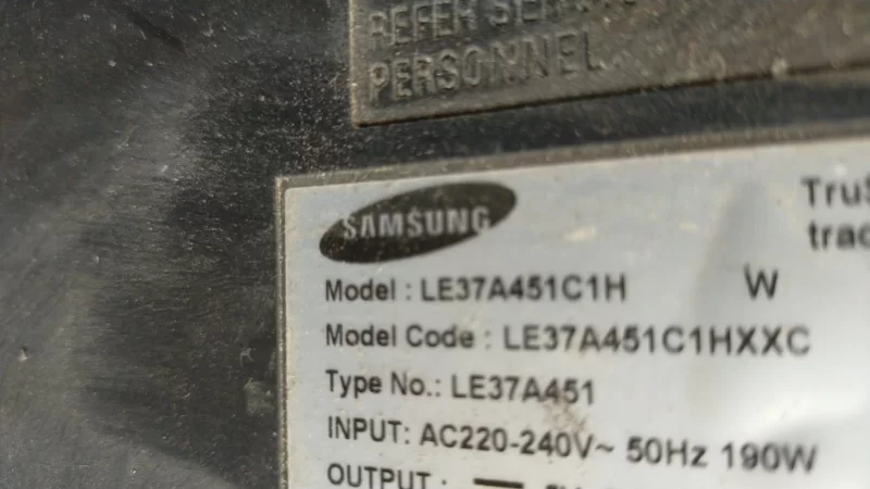 4h.V1838.491 /B1, Cpt 370wa03s, Samsung Le37a451c1h, Inverter Board