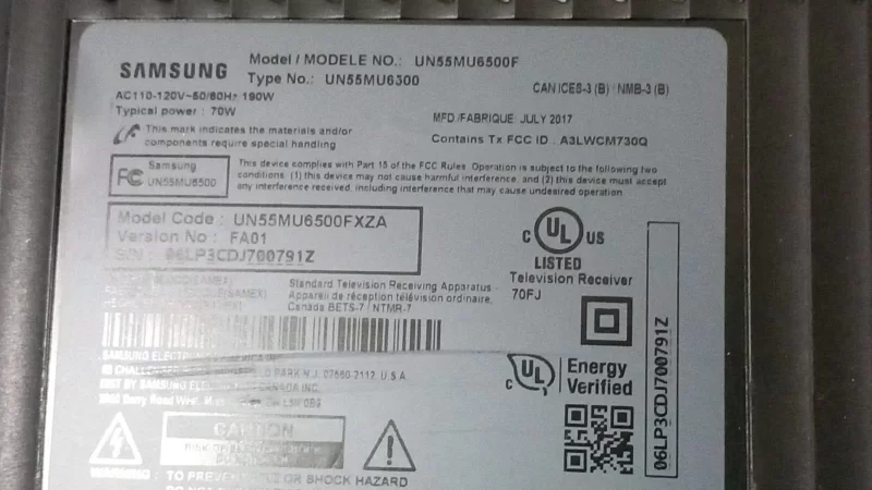 Bn96-35008a, Samsung Un55mu6500f Hoparlör Takımı