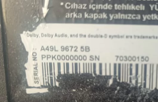 Zpp191r-3, Arçelik A49l 9672 5b Power Buton
