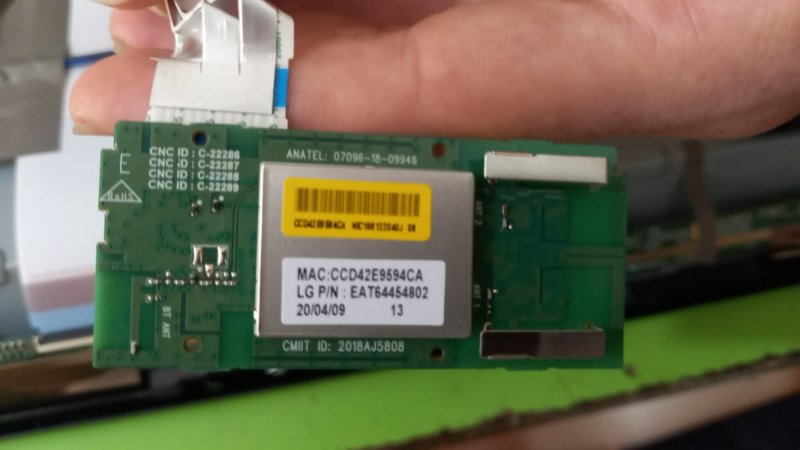 LG 32LM6300PLA   LGSBWAC92, EAT64454802, LG 43UM7100PLB,  WİFİ MODÜL