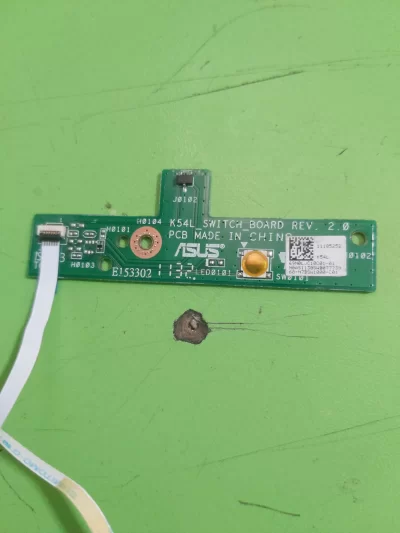 ASUS X54C, E153302, K54L SWITCH BOARD, POWER BUTON