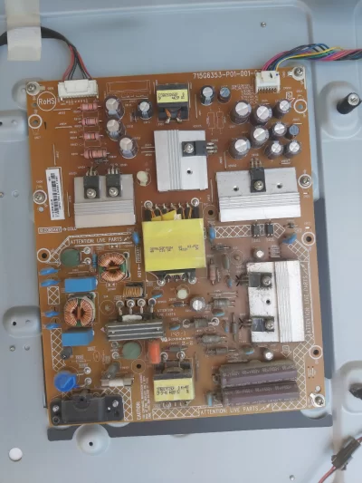 PHILIPS 715G6353-P01-001-002H, ESP61700X-2744626-P-0880 POWER BOARD