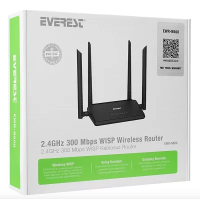 EVEREST EWR-N500 300Mbps WISP Wireless Router repeater + Access Point