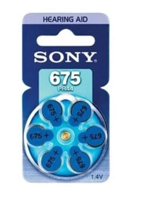 Sony Pr44 675 Numara Isitme Cihazı Pili Altılı