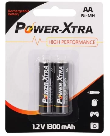 Power-Xtra 1.2V 1300 Mah AA Size Şarjlı Pil