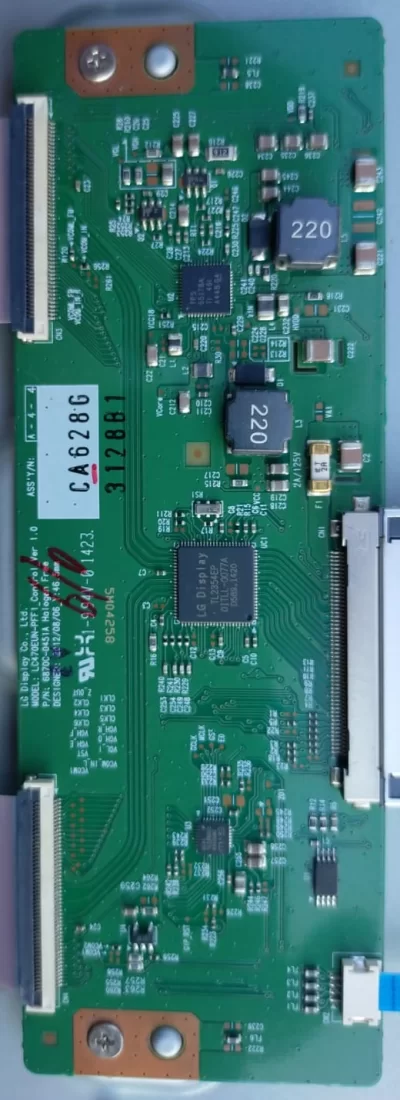 6870C-0451A  ,  Vestel 55PF9090 T-con Board 