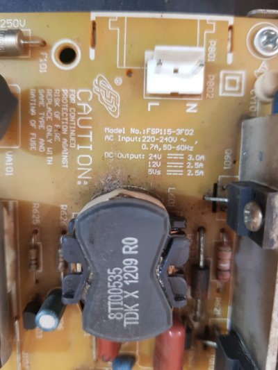 GRUNDIG G32-LCH-0B,FSP115-3F02,POWER BOARD,BESLEME