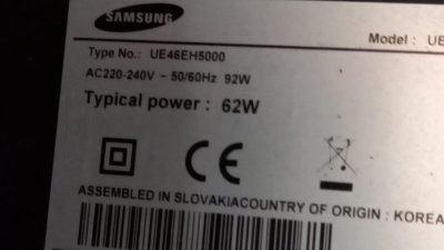 samsung ue46eh5000 bn96-224130 .açma düğmesi. P-Jog Switch & IR 