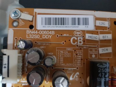 SAMSUNG UE32F4500AW,BN44-00604B,POWER BOARD,BESLEME