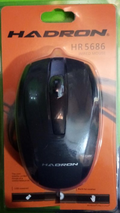 HADRON HR5686 1200 DPI Kablolu Mouse - Siyah
