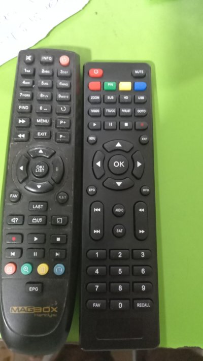 Skytech 22000, Extreme Box, Mersat Sigma, Mersat Star, Skytech 23000, Mersat Marginal, Yumatu HD, Ciyt Box  Kumandası