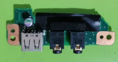 TOSHİBA QOSMİO F750, F755, USB-AUDİO SOKET