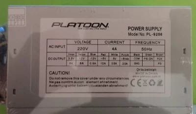 PLATOON 200W POWER SUPPLY SIFIR ÜRÜN