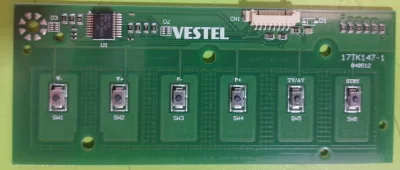 17TK147-1, VESTEL KEY SWITCH BOARD, PCB KEYPAD , TUŞ TAKIMI