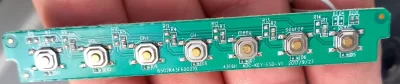 43F6H, ADC-KEY-ESD-V1, AWOX A 204300S TUŞ KONTROL BOARD