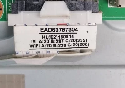 EAD63787304, LG 49UH610V LVDS WİFİ KABLOSU