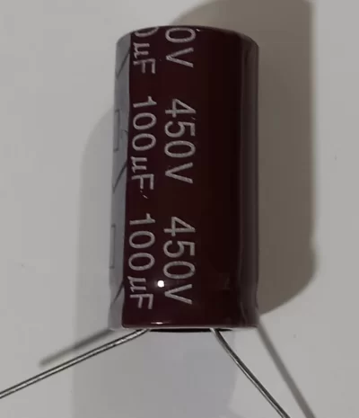 100MF 450V - 100UF 450V Elektrolitik Kondansatör 13x35mm