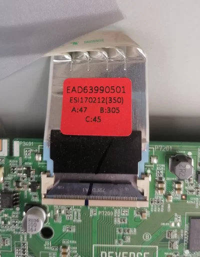 EAD63990501, LG 43LJ594V LVDS KABLOSU