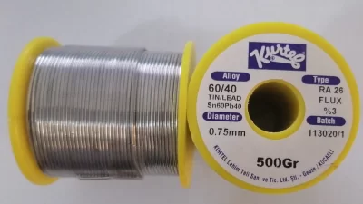 Kurtel Lehim Teli 500Gr 0,75 Mm Kendinden Pastalı