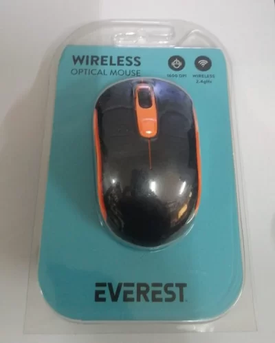 EVEREST WİRELESS OPTİCAL MOUSE KABLOSUZ TURUNCU