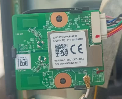 DHUR-AZ63, BEKO B43D 695 B WİFİ MODÜL