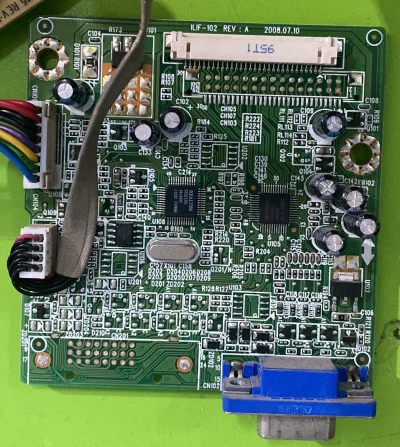 ILIF-102 REV.A, 491791300100R ASUS MONİTÖR ANAKART
