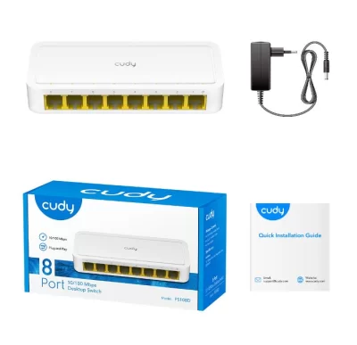 Cudy FS108D 10/100 Mbps 8 Port Megabit Switch