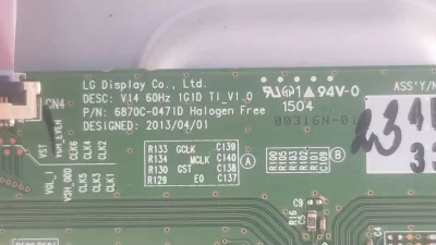 6870c-0471d, Phılıps 55pfk6309 T-Con Board