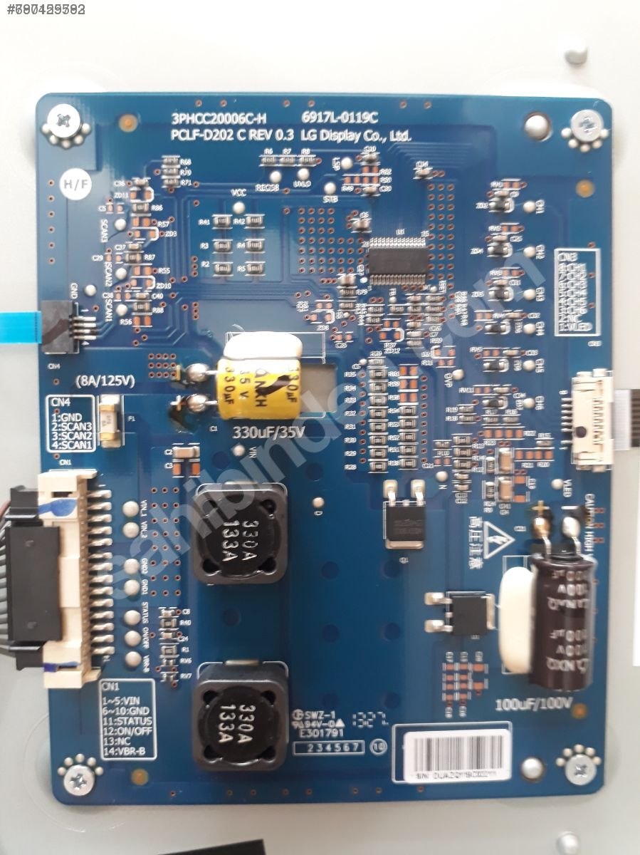 Схема платы pclf d202 LG 6917L-0119C , 3PHCC20006C-H , 42LA640S LED DRİVER - Adana Çukurova Uyducu , A